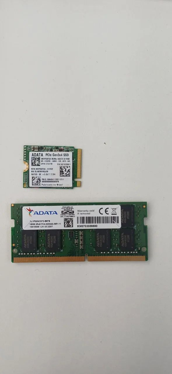 SSD e Memória Notebook 441992491849502720