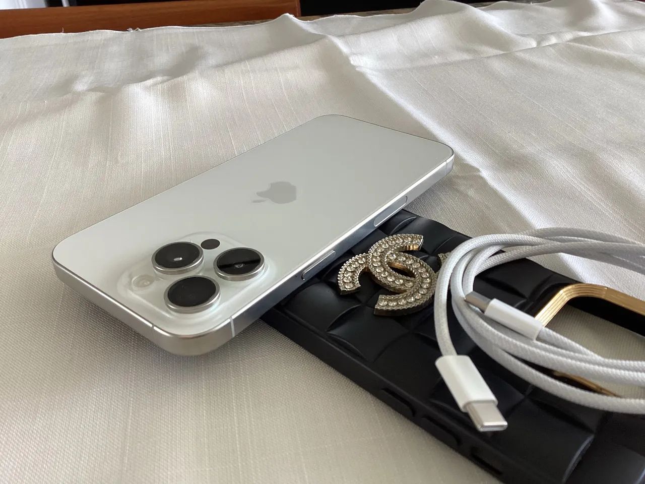 iPhone 15 Pro Max 512gb branco - Foto 5
