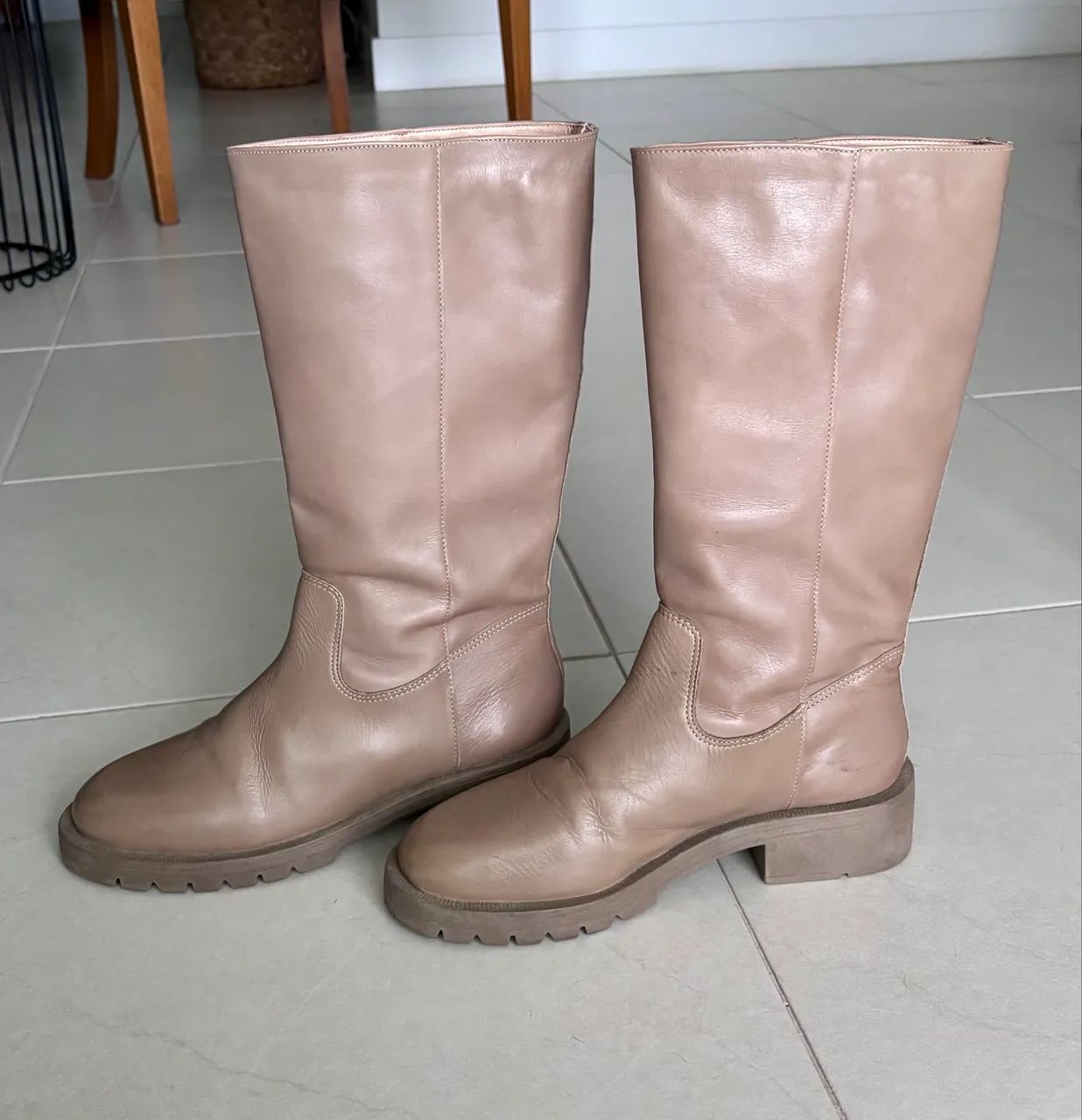 Bota Arraial Cano Longo Couro Legítimo  - Foto 2