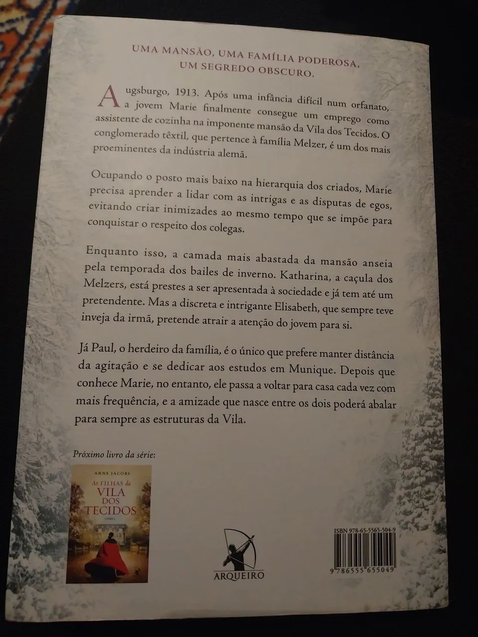 Livro A Vila dos Tecidis 1 - Anne Jacobs - Foto 2