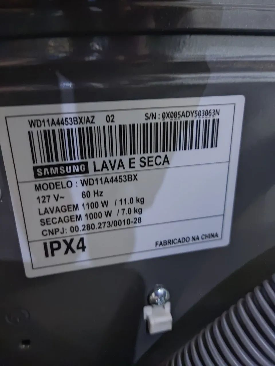 Lava e seca SAMSUNG WD11A Nova - Foto 4