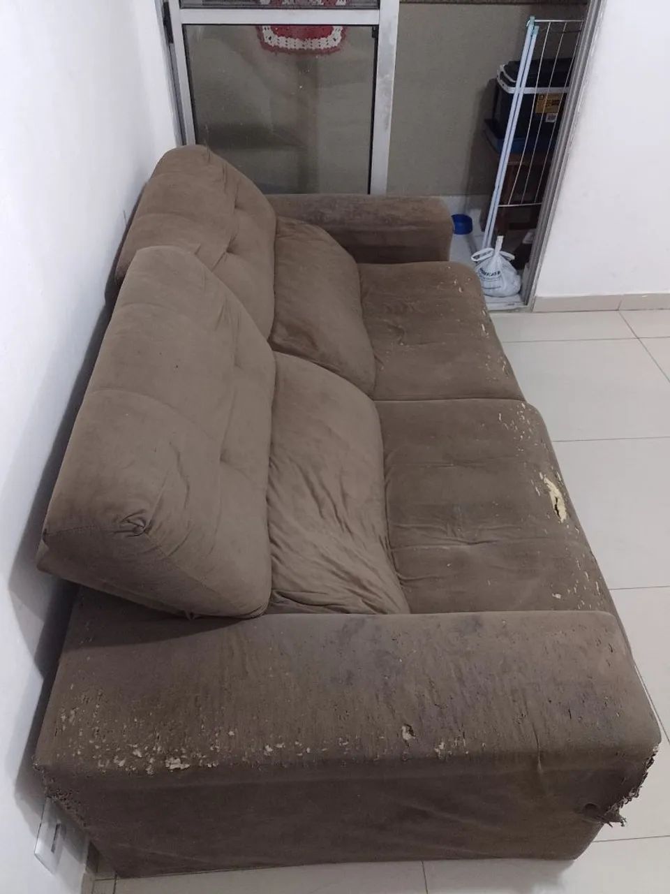 Sofá retrátil (doação) - Foto 2