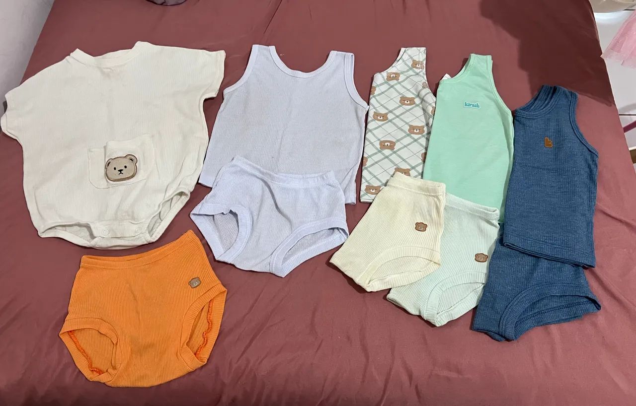Roupas de bebê 6 a 9 meses