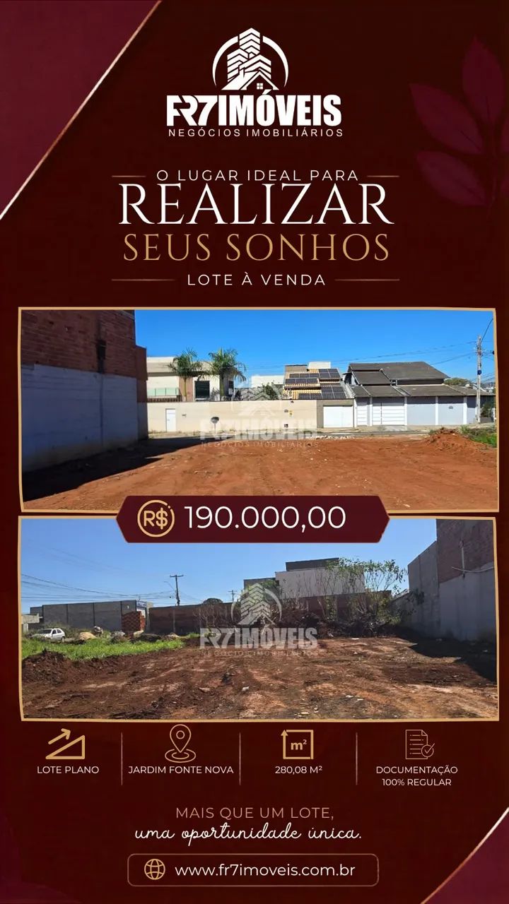 LOTE NO SETOR FONTE NOVA - GOIÂNIA GO - Foto 2