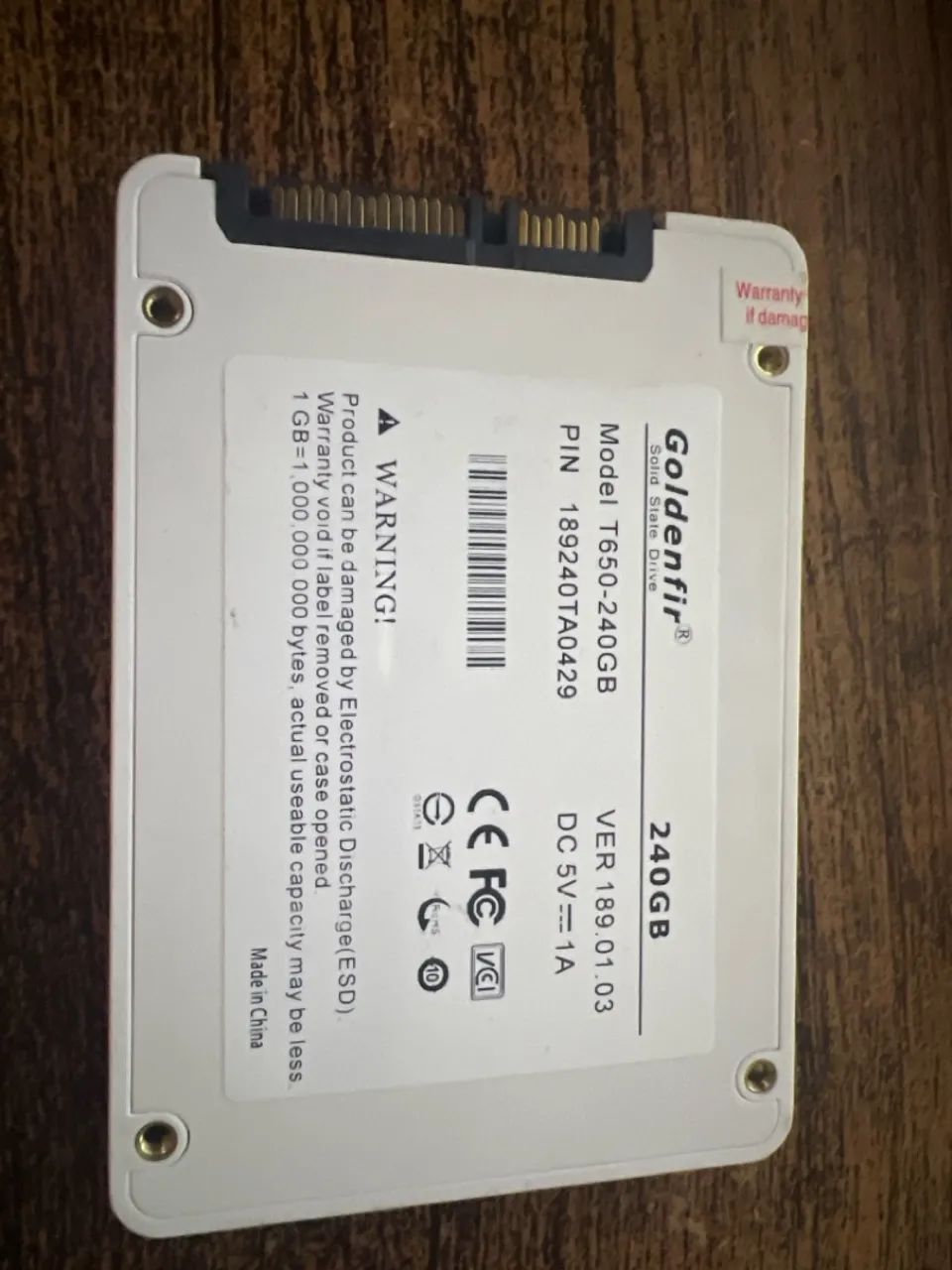 Ssd goldenfir 240Gb - Foto 2