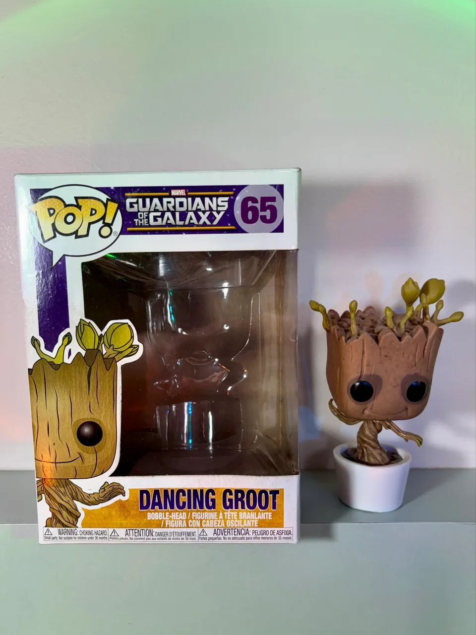 Funko Pop Dancing Groot #65 - Guardiões da Galáxia com caixa - Foto 3