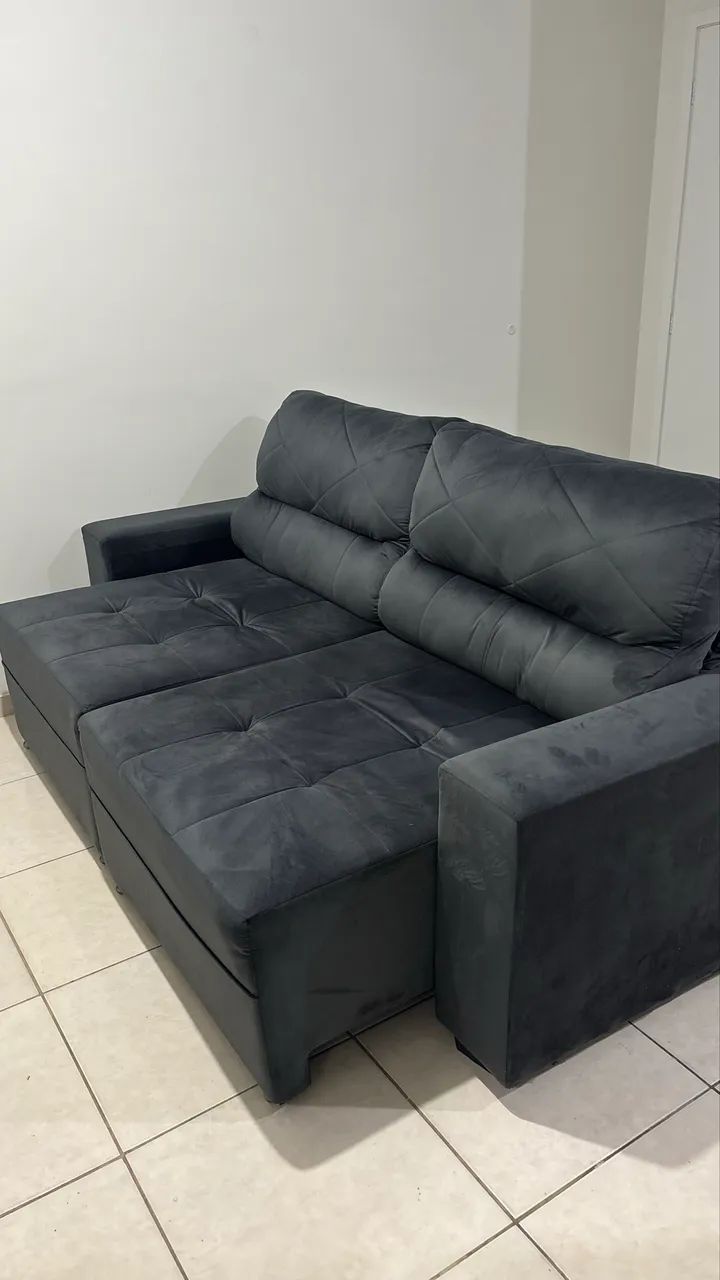 Sofá 2,10m em ótimo estado, pouco uso - Foto 3