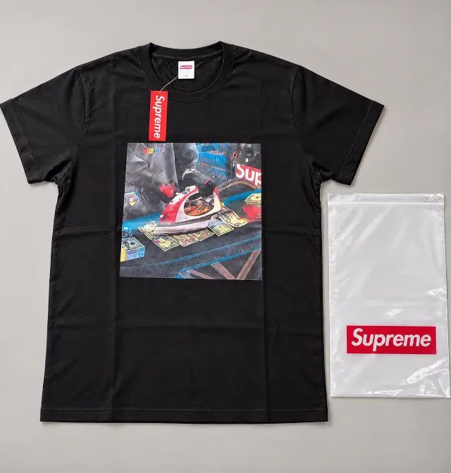 Camiseta Supreme Preta Estampada - Tamanho M - Nova
