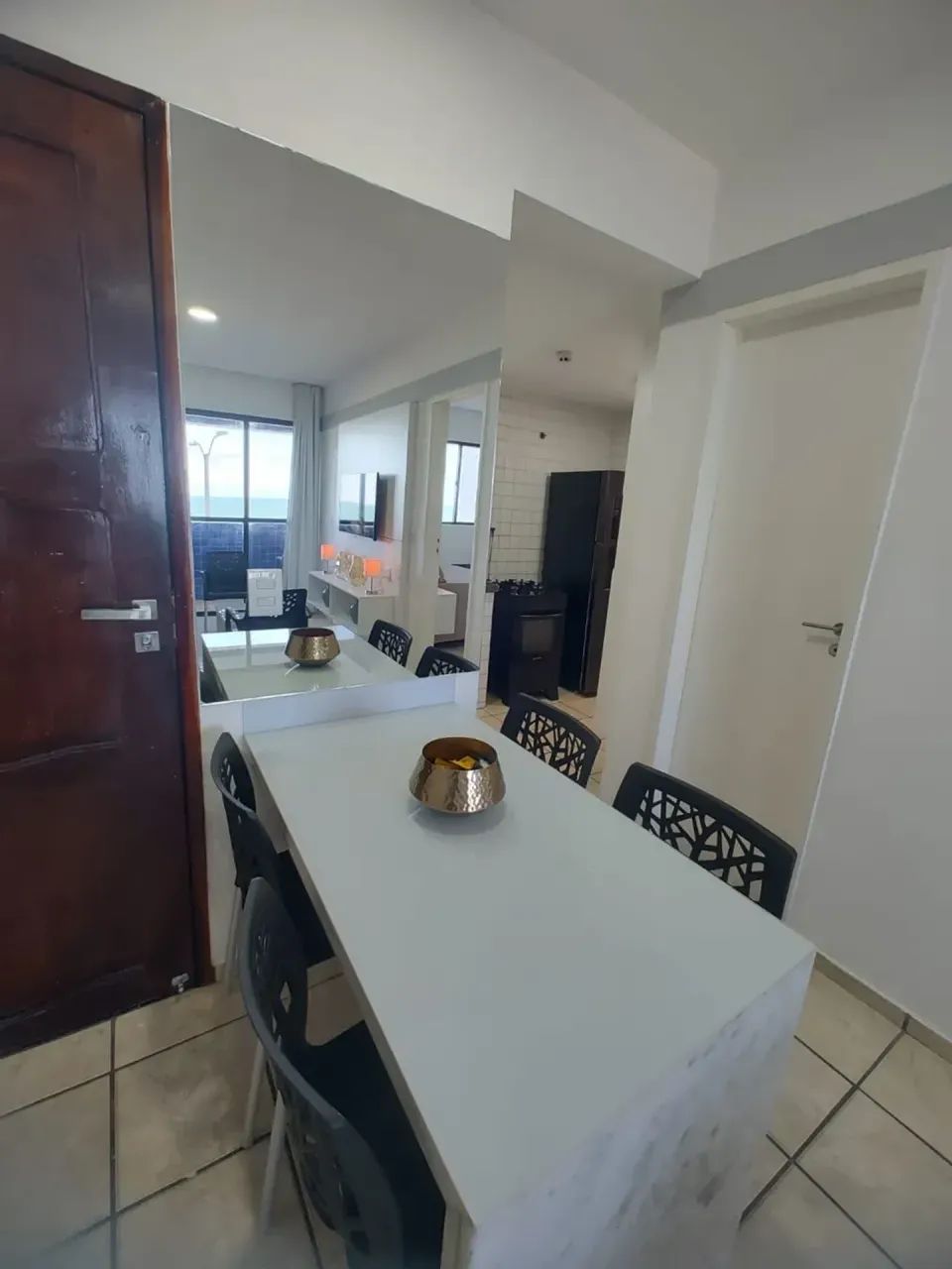 Flat - Ponta Negra - 44m2 - Mobiliado - Vista-mar - Foto 5