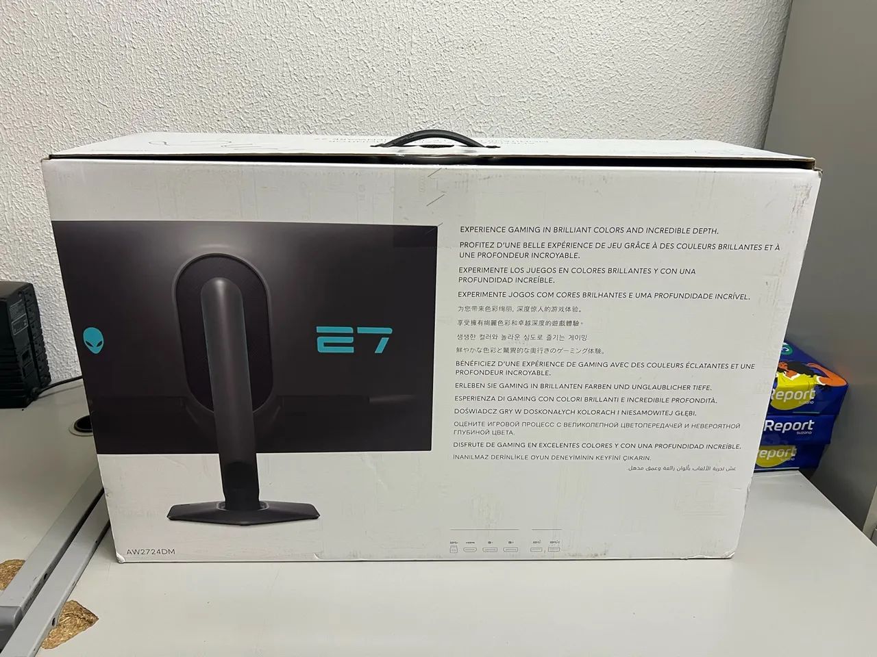 Monitor Dell 27 Alienware Gaming AW2724DM Semi Zero - Foto 2