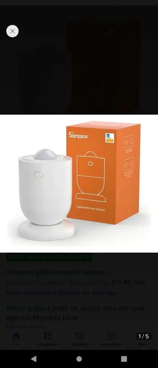 Snzb 03p sonoff Sensor movimento 