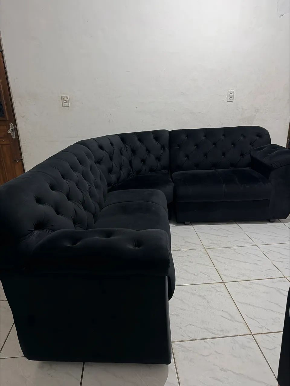 Sofá 6 lugares em L 