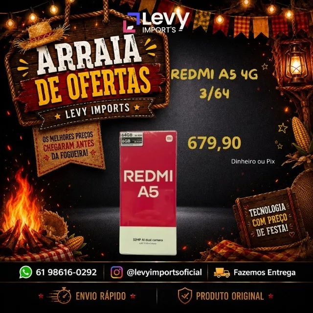 Celular Redmi A5 3/64