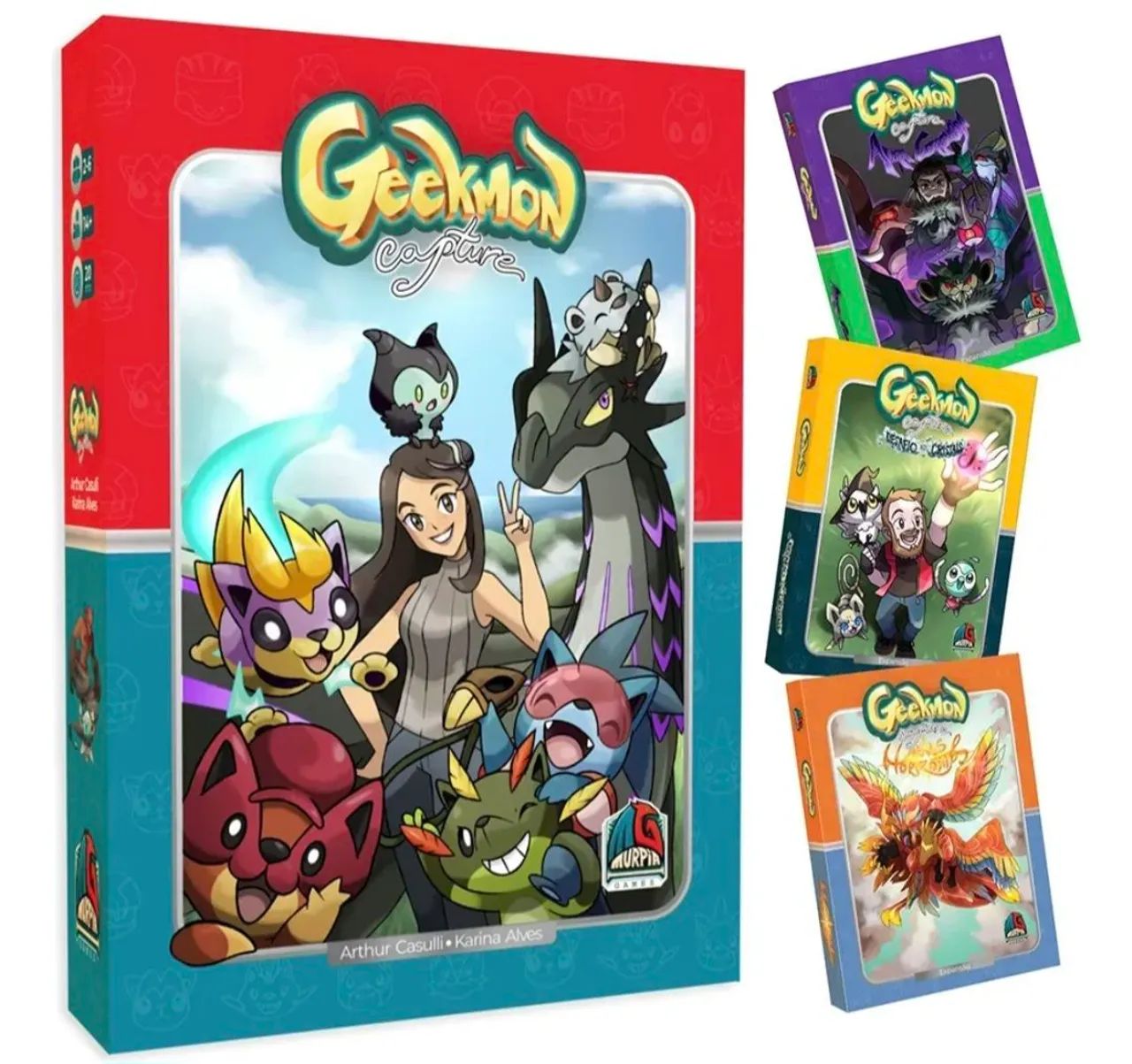 Geekmon Capture, completo com 4 expansões