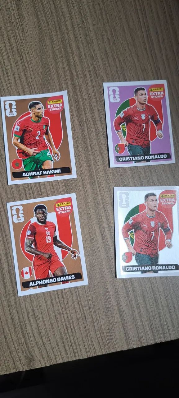 Cartinhas legends da copa