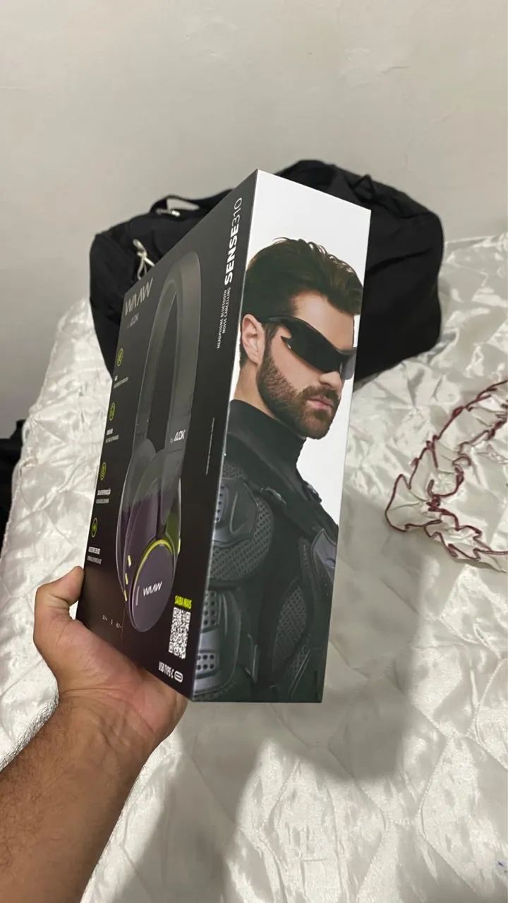 Fone de ouvido do Alok sem fio ou pode usar com fio  - Foto 3