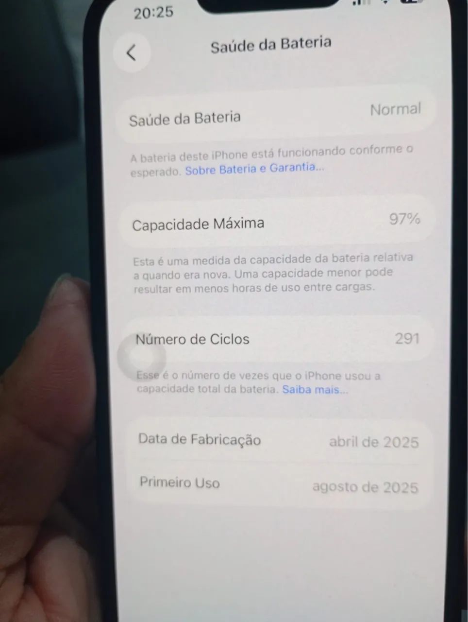 Vendo Iphone 16e Semi Novo. - Foto 4