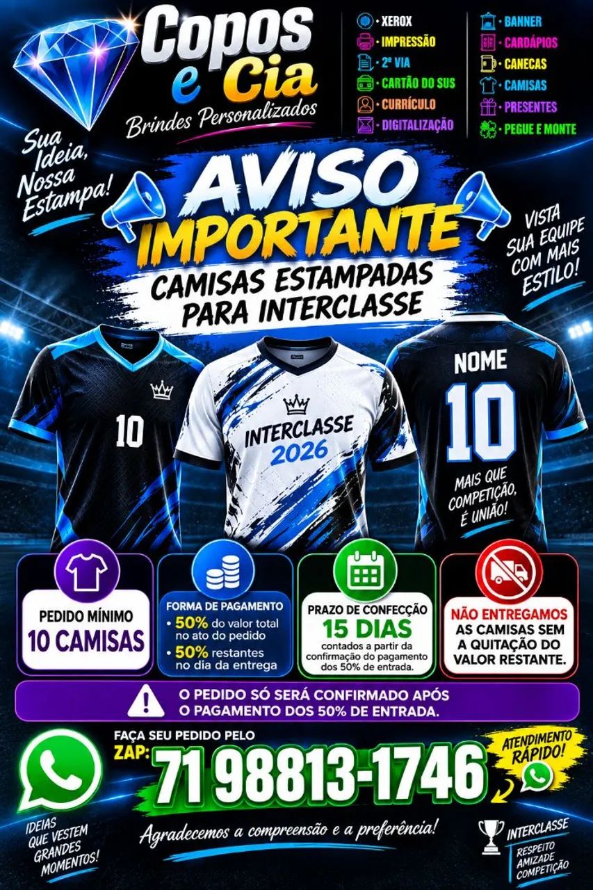 Faça seus fardamentos com a gente 