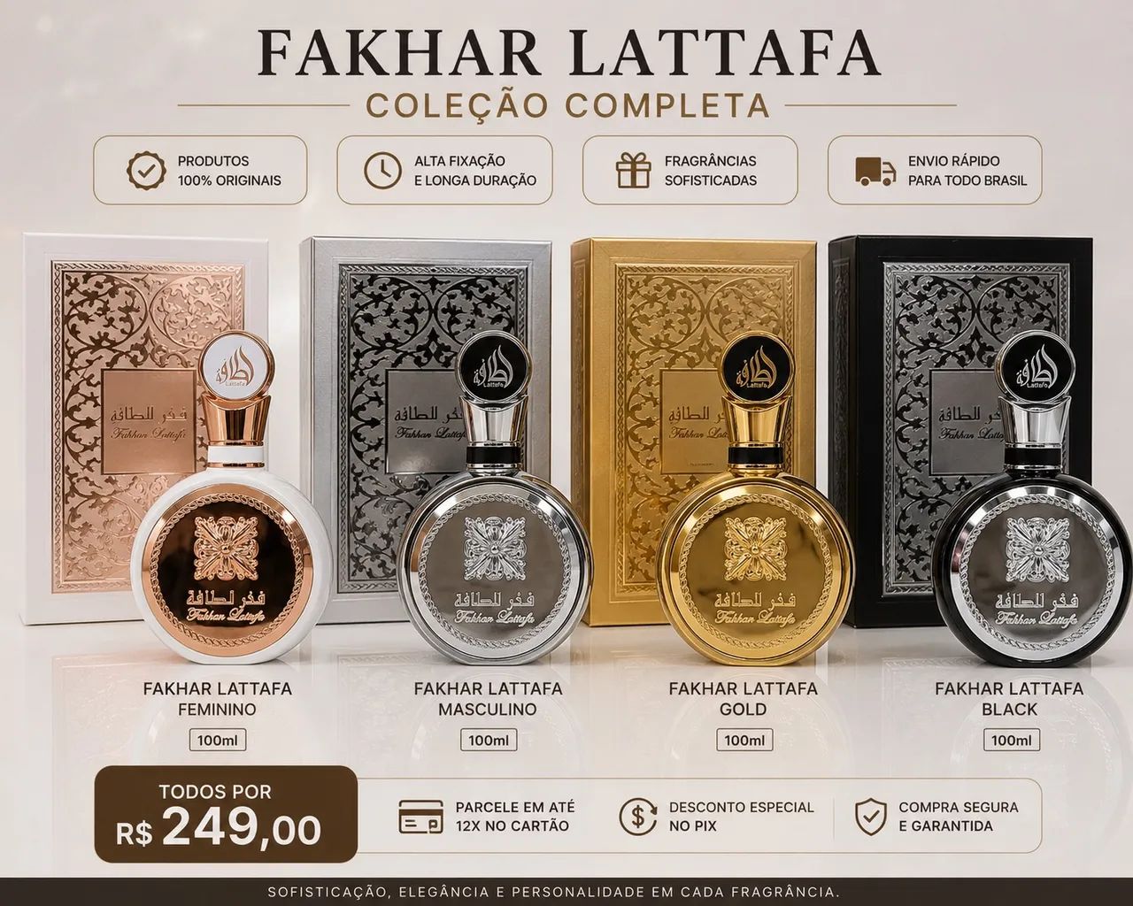 Perfumes árabes FAKHAR LATAFFA