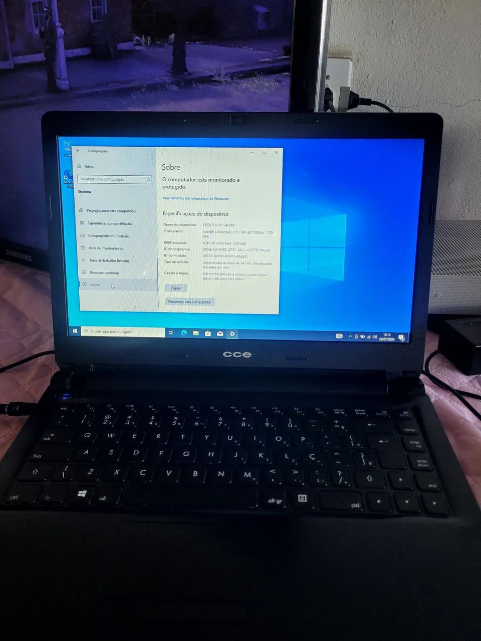 2 Notebook funcionando sem fonte  - Foto 5