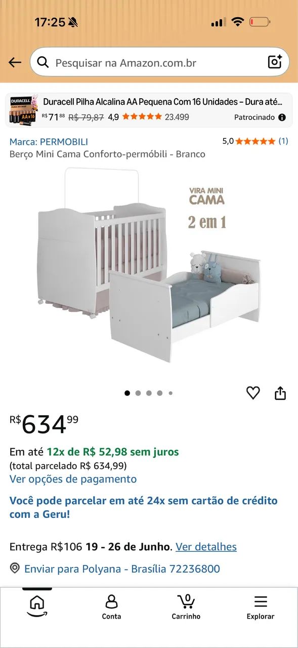 Berço mini cama  - Foto 3