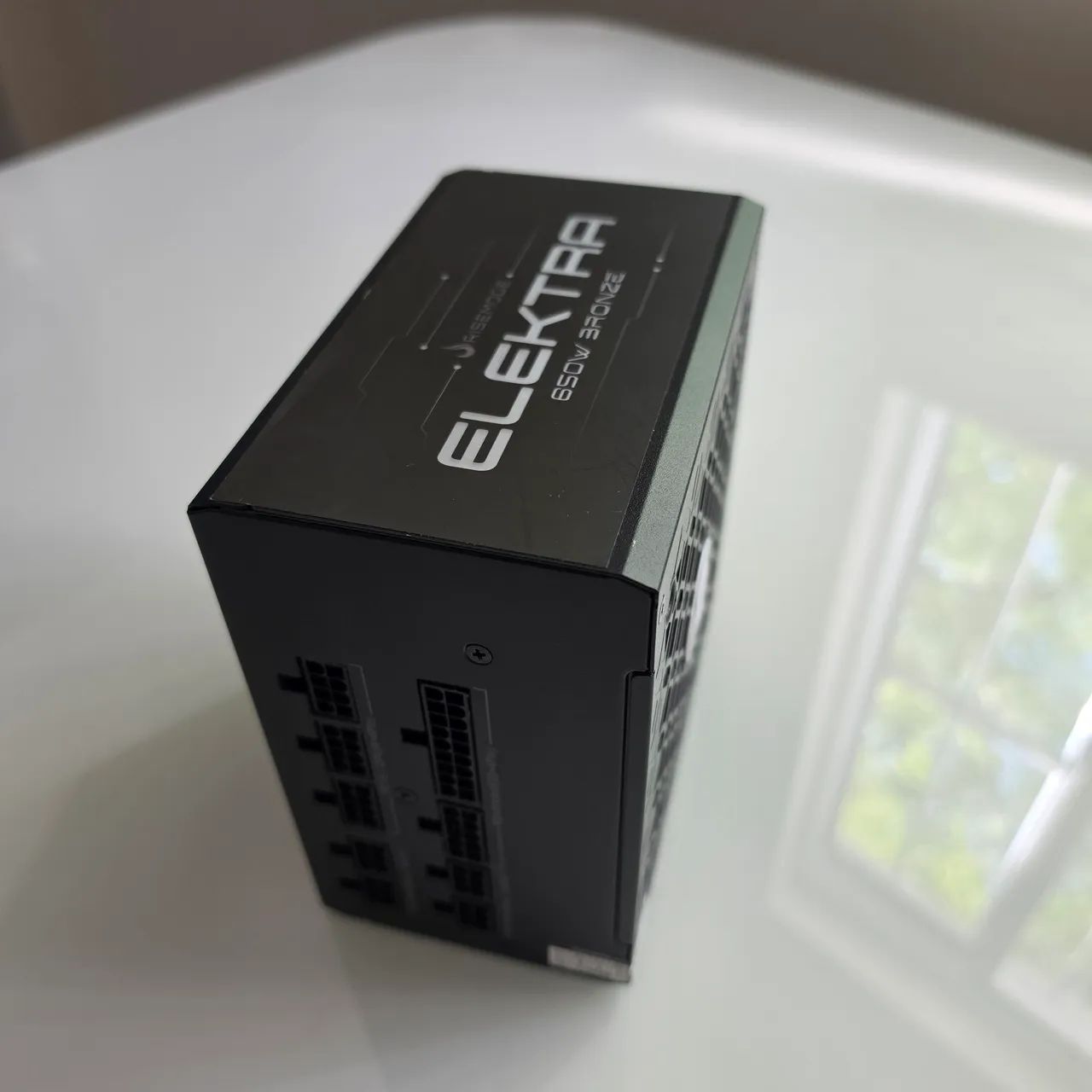 Fonte Rise mode 650w full modular Elektra completa com todos os cabos ( usada ) - Foto 2
