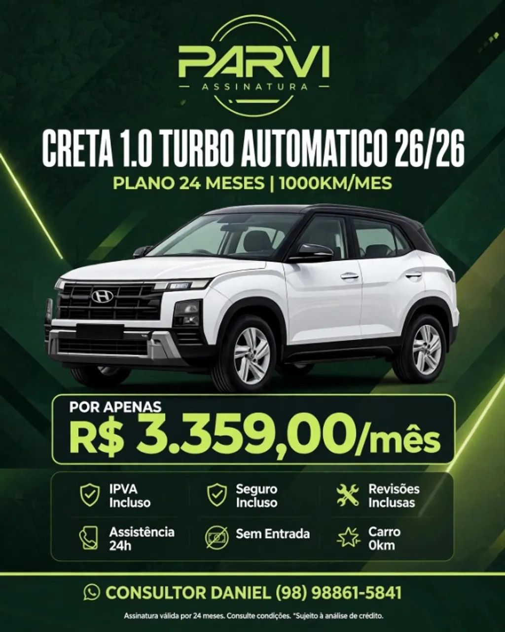 Assinatura de 0km 