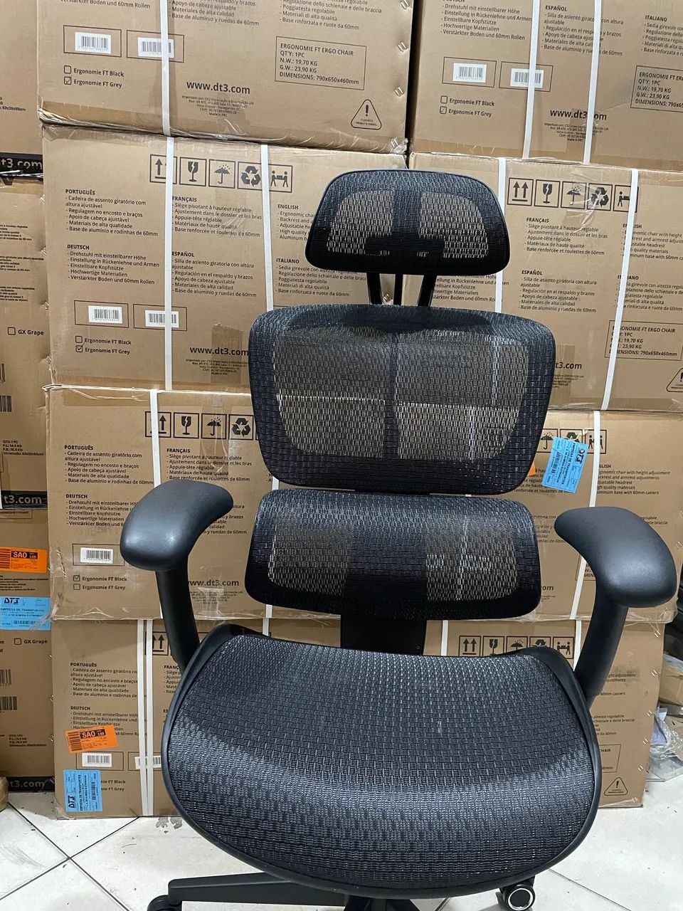 Cadeira DT3 Azzera Black 