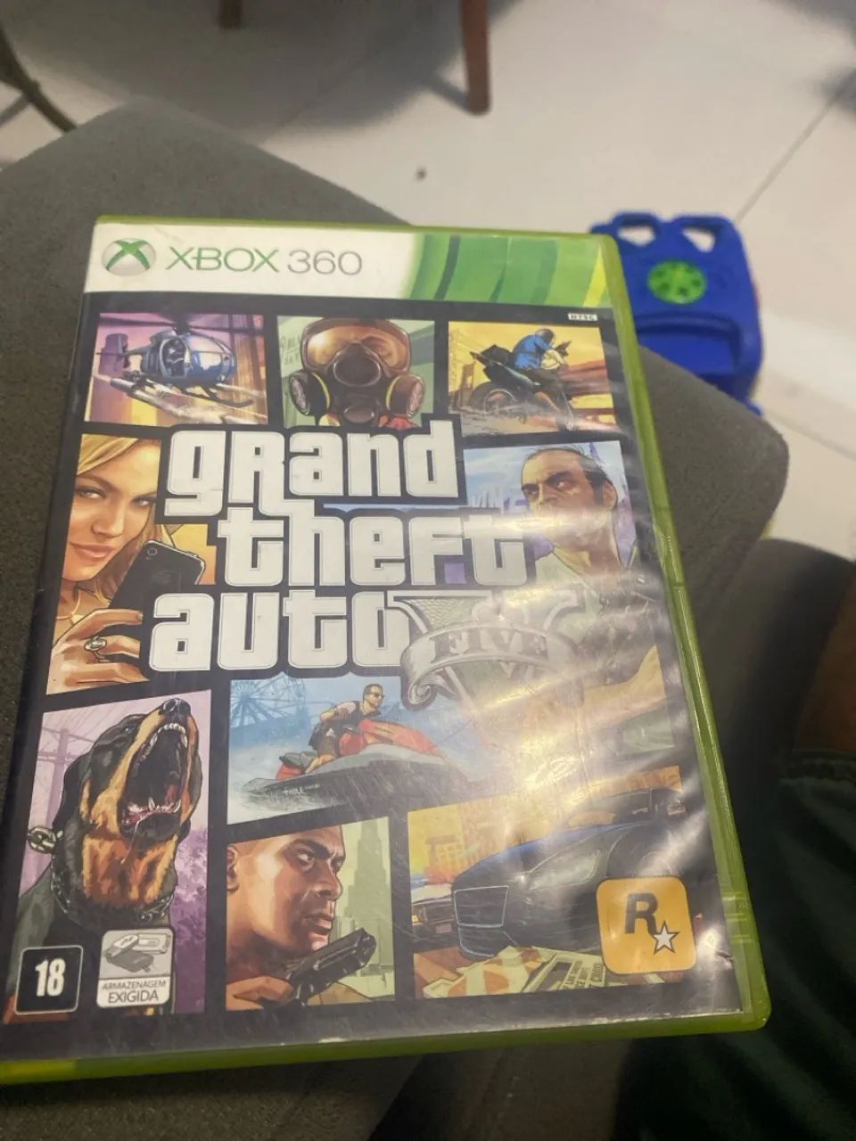 2 controle Xbox 360 e 1 jogo gta 5 com mapa   - Foto 2