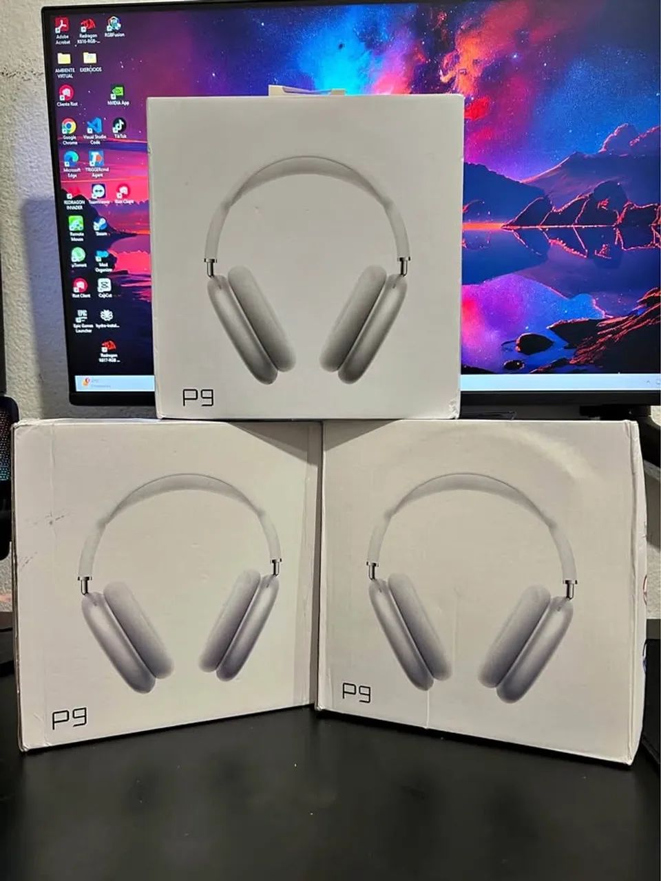 Headphone Bluetooth P9 Pro  Max Sem Fio - Foto 3