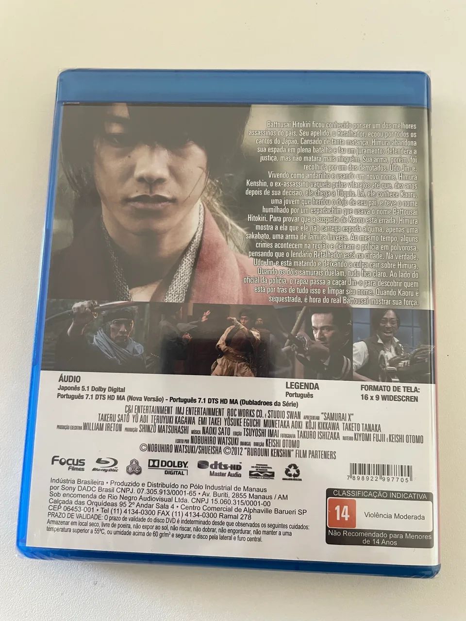 Bluray - Samurai X - O Filme - Lacrado - Foto 2