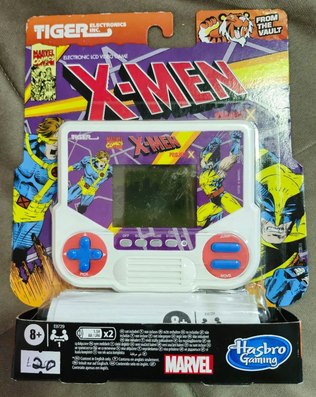 X-men Proyect X Hasbro Tiger Electronics Mini game em LCD