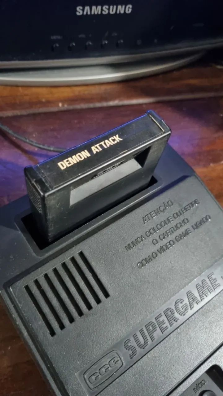 Cartucho Atari Jogo Demon Attack Cce Atari Original Testado (Usado - Foto 2