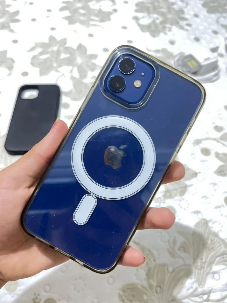 IPHONE 12 COR AZUL - Foto 5