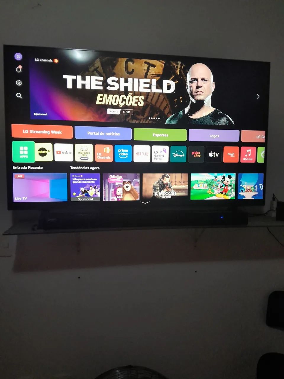 TV smart 50" + saundbar
