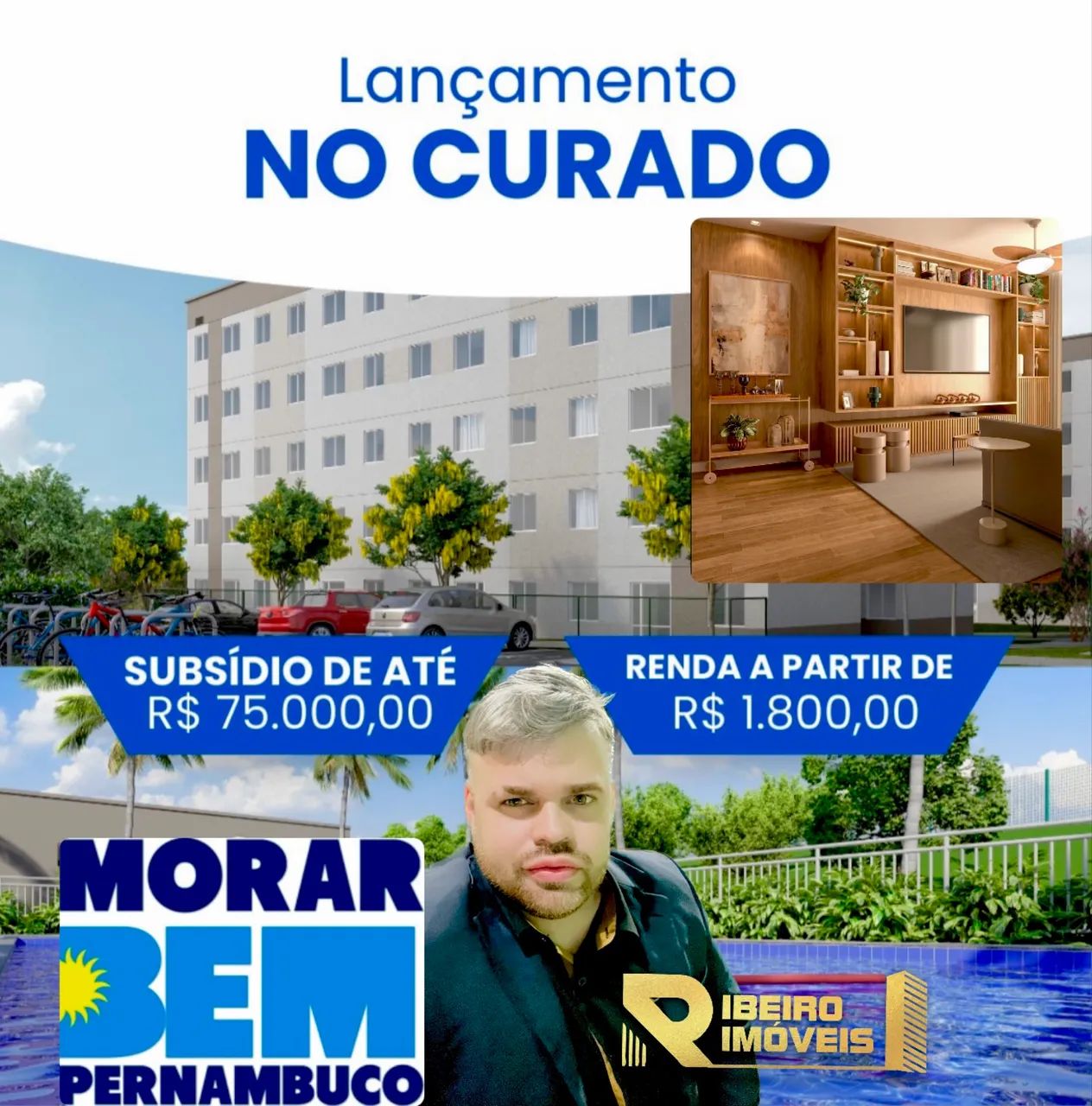 Apartamento no Curado com mensais a partir de 499,00!