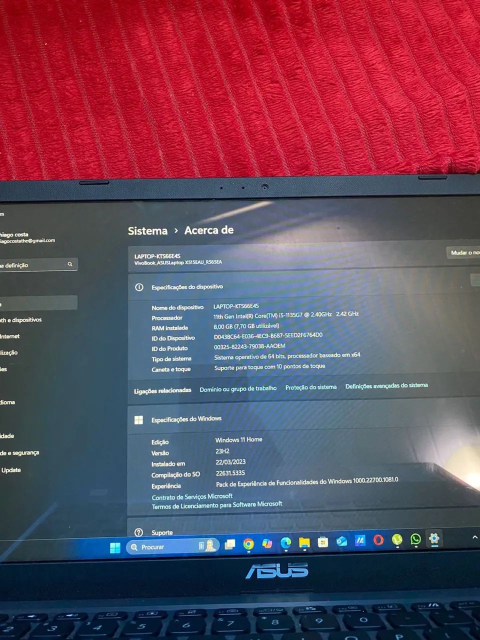 Notebook Asus  - Foto 2
