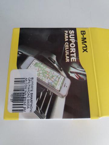 Suporte smartphone GPS fixação saída de ar com ima novo na embalagem - Foto 2