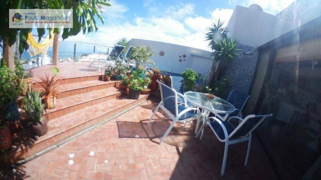 Cobertura com 4 dormitórios 3 suítes vista a mar nascente à venda, 575m² total m² Rio Ver