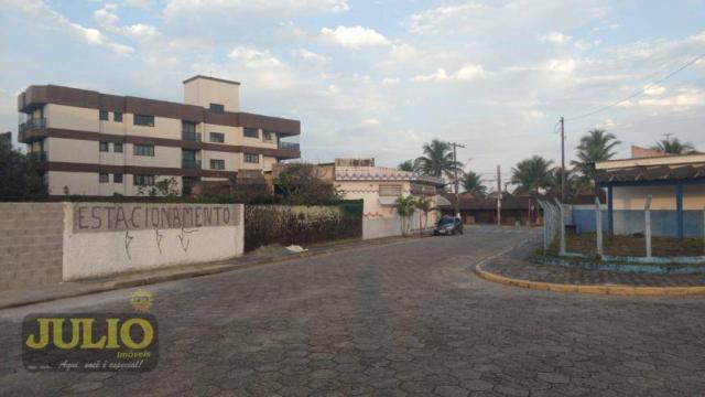 Terreno lado praia, 690 m² por R$ 360.000 - Balneário Itaguaí - Mongaguá/SP
