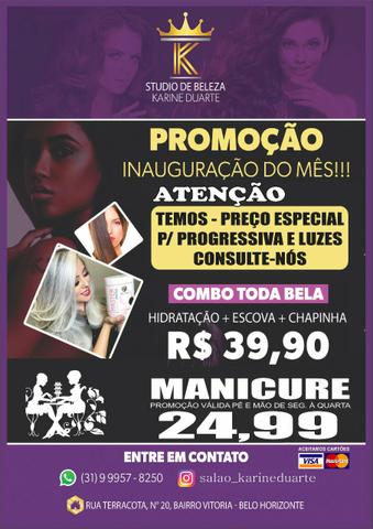 Salão de beleza, promoções!