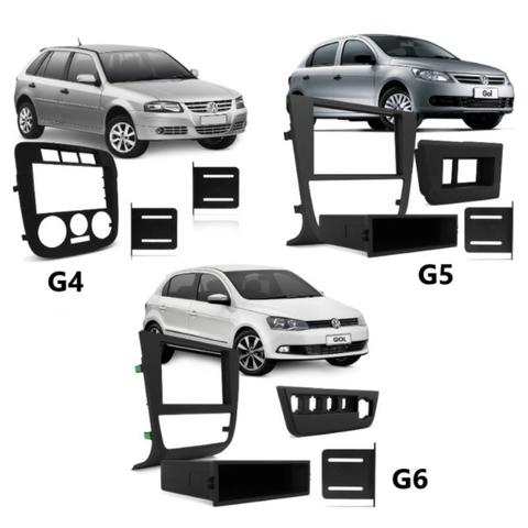 Moldura do Painel 2 Din 1 Din Gol Voyage G5 2009 a 2012 Saveiro G5 2010 a 2013 - Foto 2