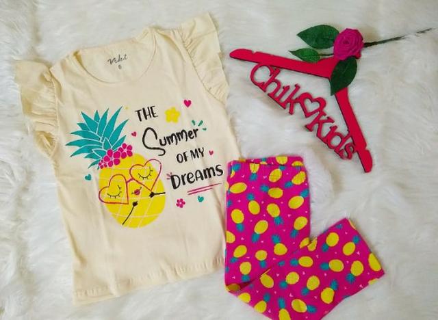 Conjunto infantil menina NOVO, tamanho 6