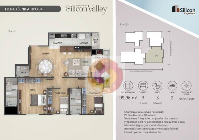 Apartamento com 3 dormitórios à venda, 99 m² por R$ 759.900,00 - Campina do Siqueira - Cur - Foto 13