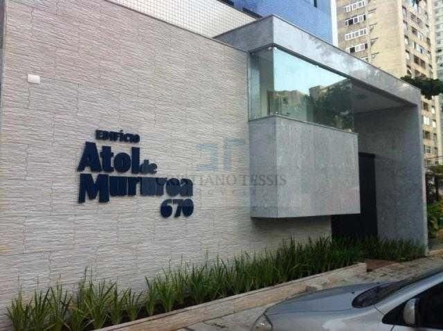 Aluga-se apartamento semi-mobiliado em boa viagem, 03 quartos incluso taxas - Foto 2