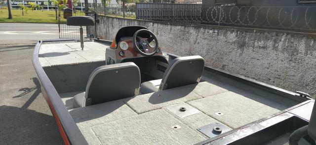 Barco BassBoat Alumínio completo - Foto 3