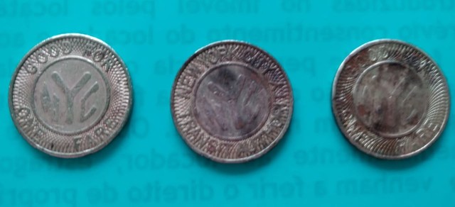 Token do Metrô de New York - Foto 2