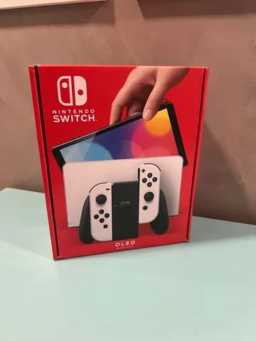 Nintendo Switch Oled 64 Gb + 3 Jogos - Receba Hoje Sp