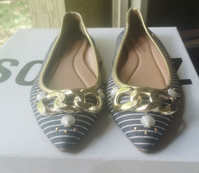 Sapatilha Carmen steffens listrada tam 36