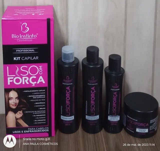 Bio Instinto Liso com Força - Kit para Cabelos Lisos e